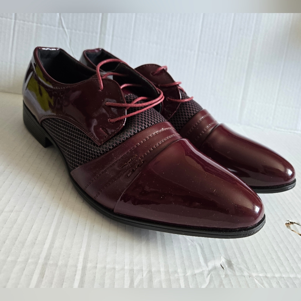 Casual Dress Shoes Men's Leather Dress Shoes Size 48/12.5